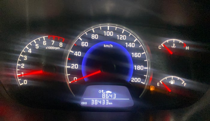 2017 Hyundai Grand i10 SPORTZ 1.2 KAPPA VTVT, Petrol, Manual, 38,426 km, Odometer Image