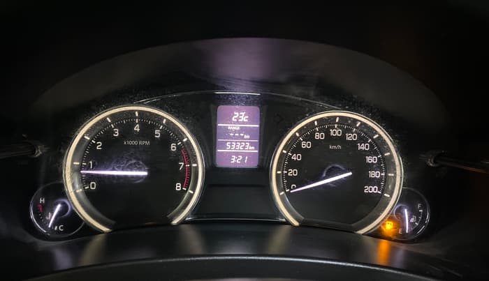 2015 Maruti Ciaz ZXI+, Petrol, Manual, 53,318 km, Odometer Image