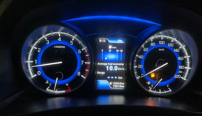 2019 Maruti Baleno ZETA PETROL 1.2, CNG, Manual, 75,001 km, Odometer Image