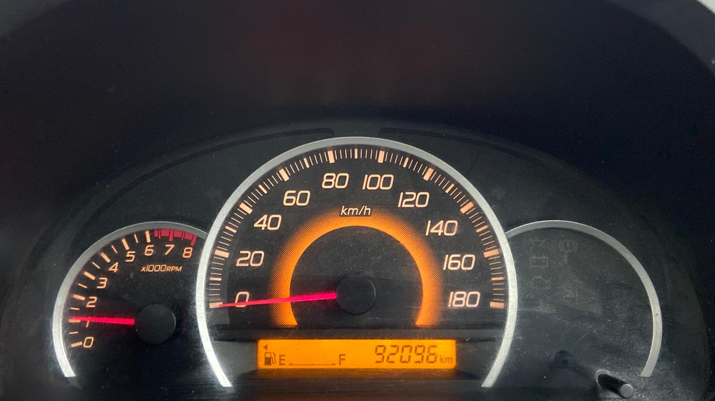 2016 Maruti Wagon R 1.0 VXI OPT, Petrol, Manual, 92,096 km, Odometer Image