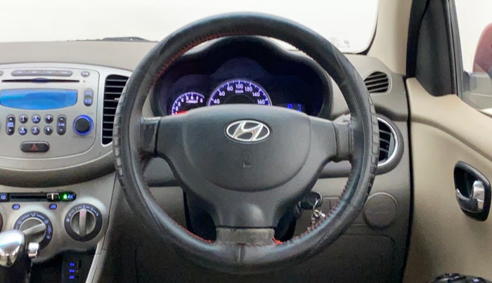 2011 Hyundai i10 SPORTZ 1.2 AT, Petrol, Automatic, 62,021 km, Steering Wheel Close Up