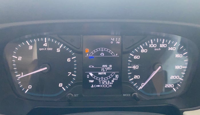 2022 Tata PUNCH ACCOMPLISHED MT, Petrol, Manual, 50,096 km, Odometer Image