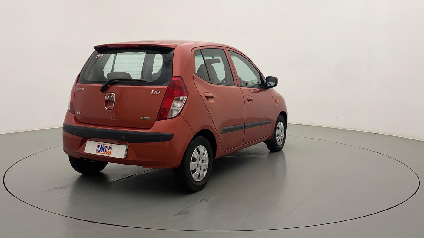2010 Hyundai i10 SPORTZ 1.2, Petrol, Manual, 61,316 km, Right Back Diagonal