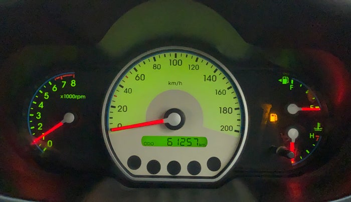 2010 Hyundai i10 SPORTZ 1.2, Petrol, Manual, 61,316 km, Odometer Image