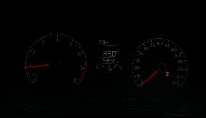 2019 Volkswagen Ameo TRENDLINE 1.0L, Petrol, Manual, 43,547 km, Odometer Image