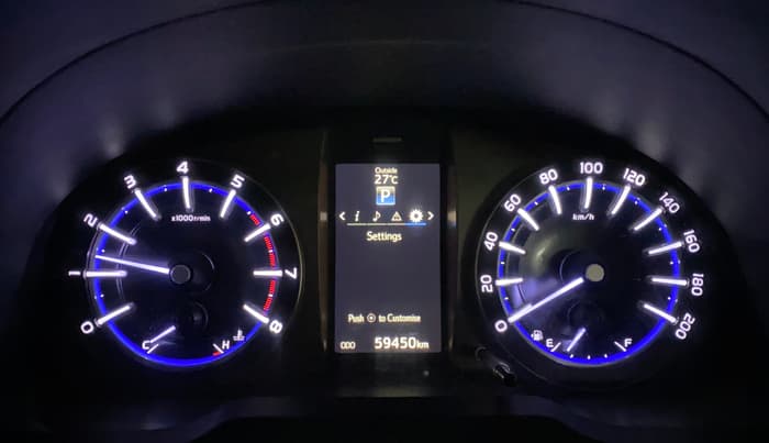 2021 Toyota Innova Crysta 2.7 ZX AT 7 STR, Petrol, Automatic, 59,450 km, Odometer Image