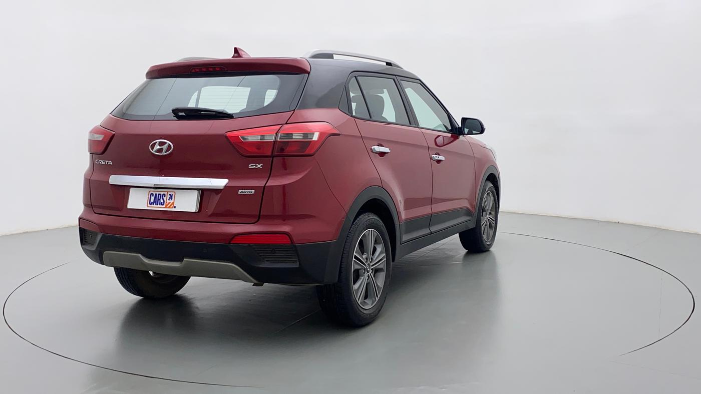 2017 Hyundai Creta 1.6 SX PLUS AUTO PETROL, Petrol, Automatic, 27,291 km, Right Back Diagonal