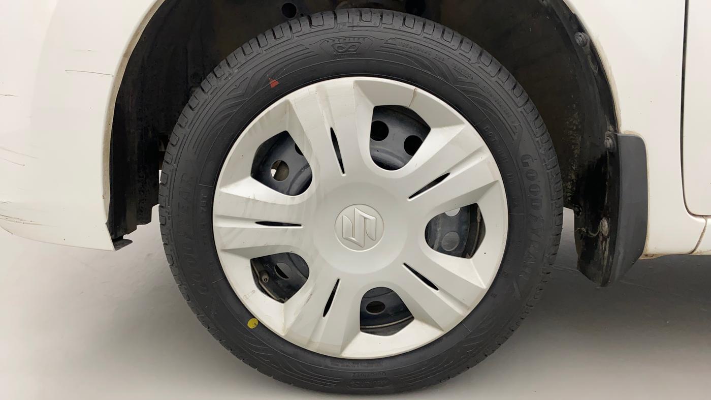 2013 Maruti Wagon R 1.0 VXI, Petrol, Manual, 85,375 km, Left Front Wheel