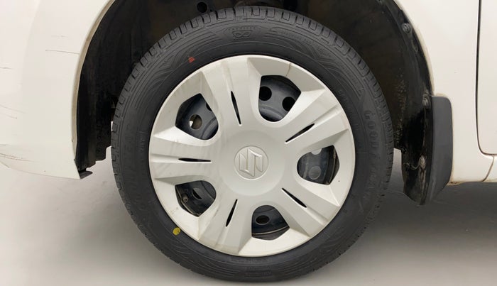 2013 Maruti Wagon R 1.0 VXI, Petrol, Manual, 85,375 km, Left Front Wheel