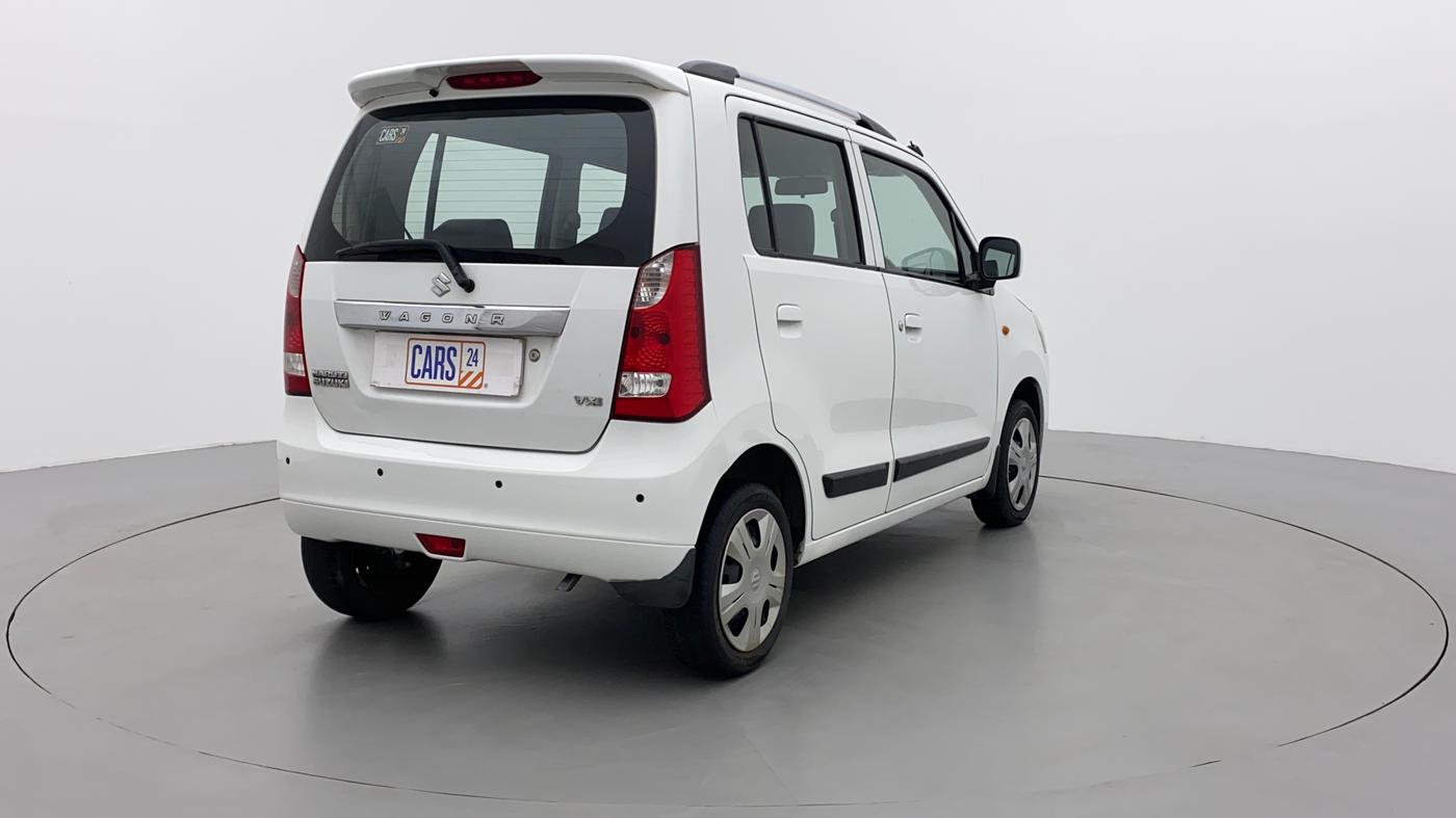 2013 Maruti Wagon R 1.0 VXI, Petrol, Manual, 85,375 km, Right Back Diagonal