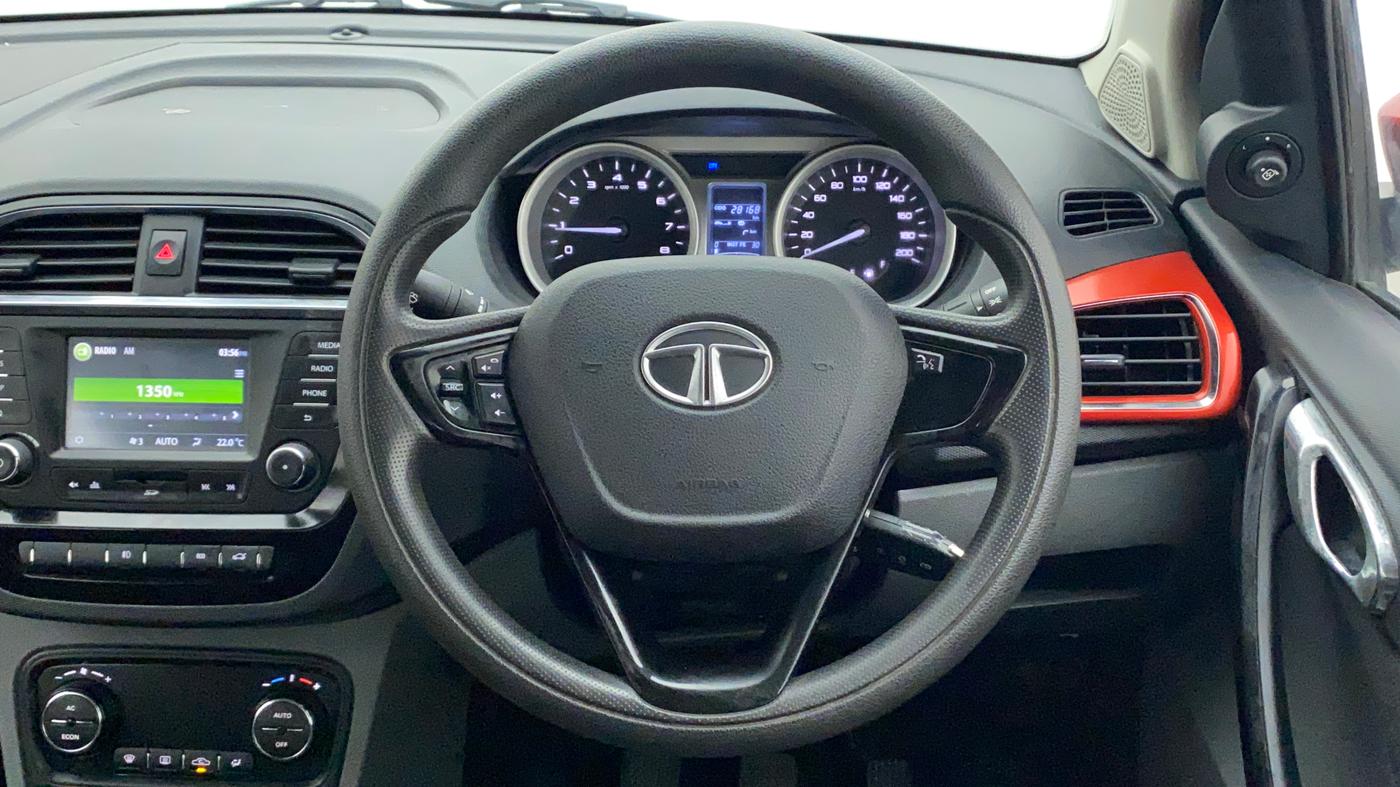 2018 Tata TIGOR XZ (O) DIESEL, Diesel, Manual, 28,349 km, Steering Wheel Close Up