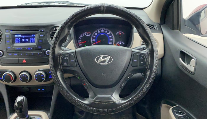 2014 Hyundai Grand i10 ASTA AT 1.2 KAPPA VTVT, Petrol, Automatic, 52,129 km, Steering Wheel Close Up