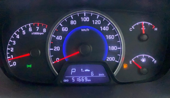 2014 Hyundai Grand i10 ASTA AT 1.2 KAPPA VTVT, Petrol, Automatic, 52,129 km, Odometer Image