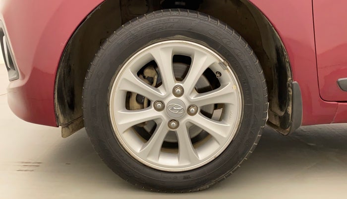 2014 Hyundai Grand i10 ASTA AT 1.2 KAPPA VTVT, Petrol, Automatic, 52,129 km, Left Front Wheel