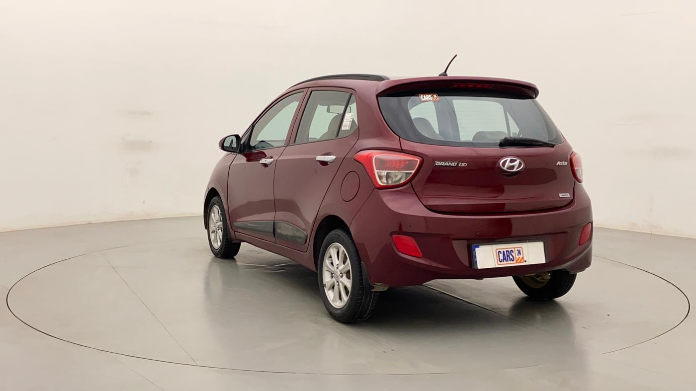 2014 Hyundai Grand i10 ASTA AT 1.2 KAPPA VTVT, Petrol, Automatic, 52,129 km, Left Back Diagonal