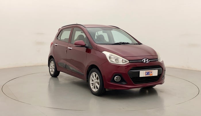 2014 Hyundai Grand i10 ASTA AT 1.2 KAPPA VTVT, Petrol, Automatic, 52,129 km, Right Front Diagonal