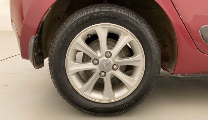2014 Hyundai Grand i10 ASTA AT 1.2 KAPPA VTVT, Petrol, Automatic, 52,129 km, Right Rear Wheel