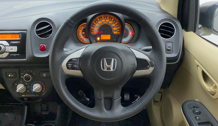 2014 Honda Brio S MT, Petrol, Manual, 63,492 km, Steering Wheel Close Up