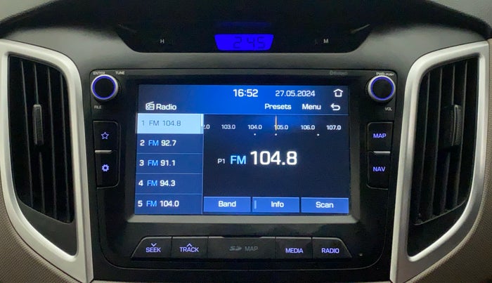 2018 Hyundai Creta SX (O) 1.6 PETROL, Petrol, Manual, 27,420 km, Infotainment System