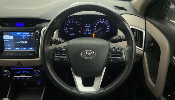 2018 Hyundai Creta SX (O) 1.6 PETROL, Petrol, Manual, 27,420 km, Steering Wheel Close Up
