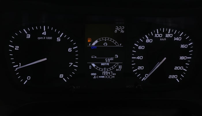 2022 Tata ALTROZ XZ PETROL, Petrol, Manual, 19,775 km, Odometer Image