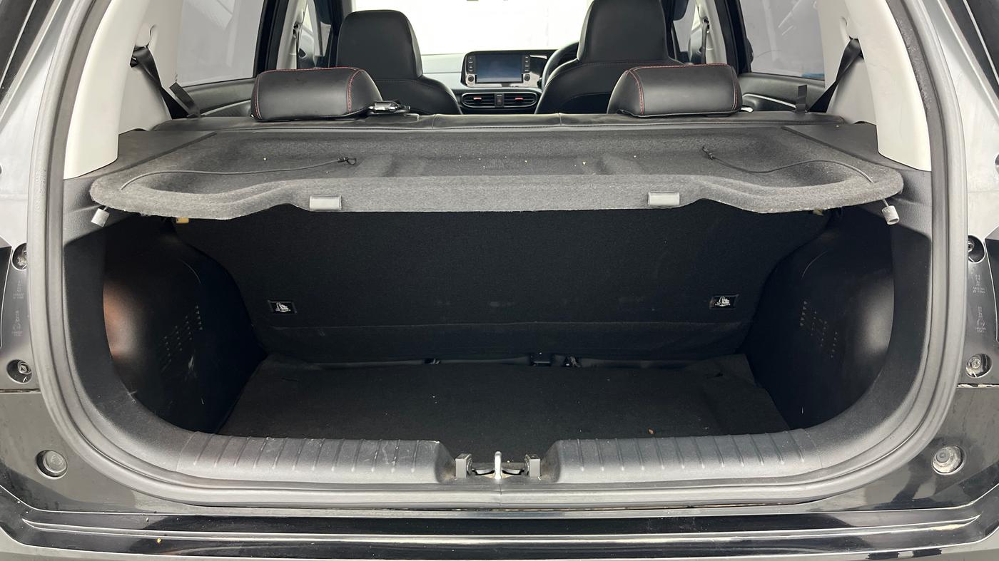 2024 Hyundai EXTER SX (O) Connect 1.2 MT Knight Edition Dual Tone, Petrol, Manual, 12,714 km, Boot Inside