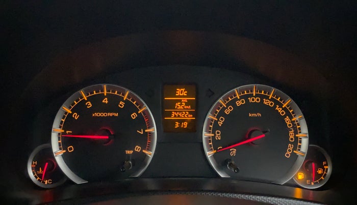 2015 Maruti Swift ZXI, Petrol, Manual, 34,422 km, Odometer Image