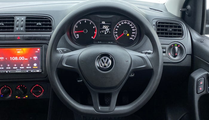 2019 Volkswagen Ameo Trendline 1.0, Petrol, Manual, 5,870 km, Steering Wheel Close Up