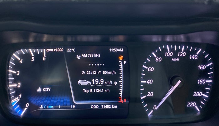 2020 Tata ALTROZ XZ DIESEL, Diesel, Manual, 71,402 km, Odometer Image