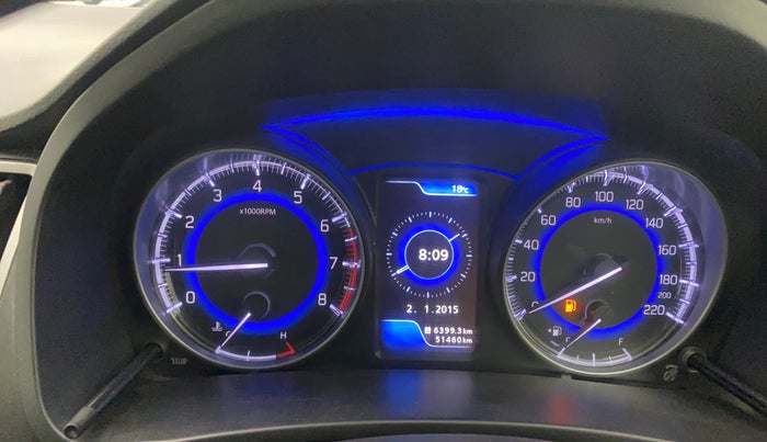 2017 Maruti Baleno ALPHA PETROL 1.2, Petrol, Manual, 51,417 km, Odometer Image