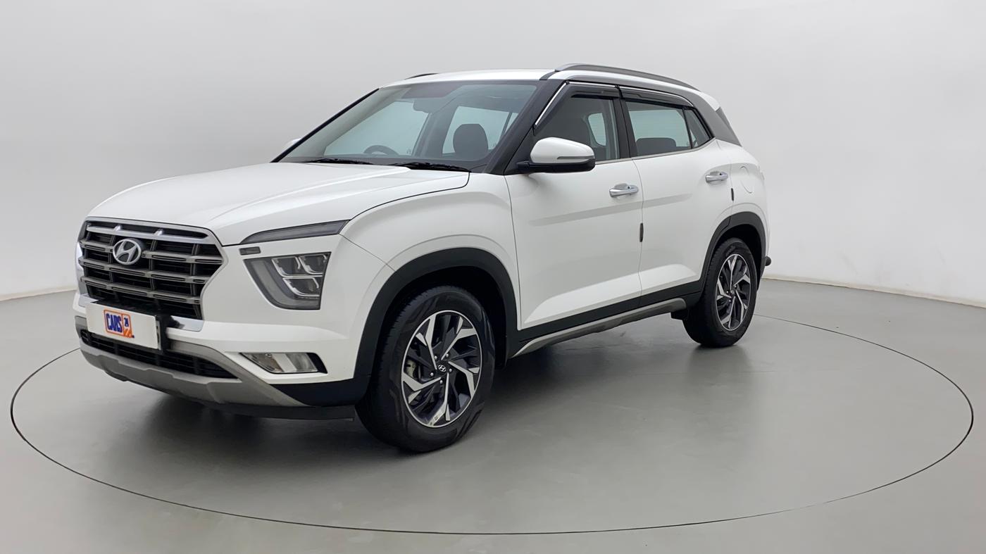 2021 Hyundai Creta SX (O) IVT 1.5 PETROL, Petrol, Automatic, 16,215 km, Left Front Diagonal