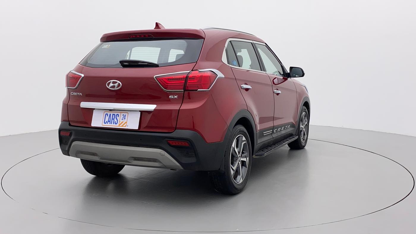 2018 Hyundai Creta SX (O) 1.6 PETROL, Petrol, Manual, 23,591 km, Right Back Diagonal