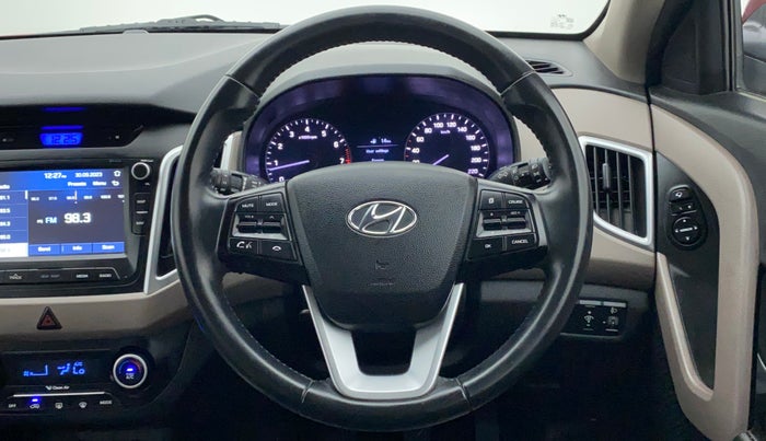 2018 Hyundai Creta SX (O) 1.6 PETROL, Petrol, Manual, 23,591 km, Steering Wheel Close Up