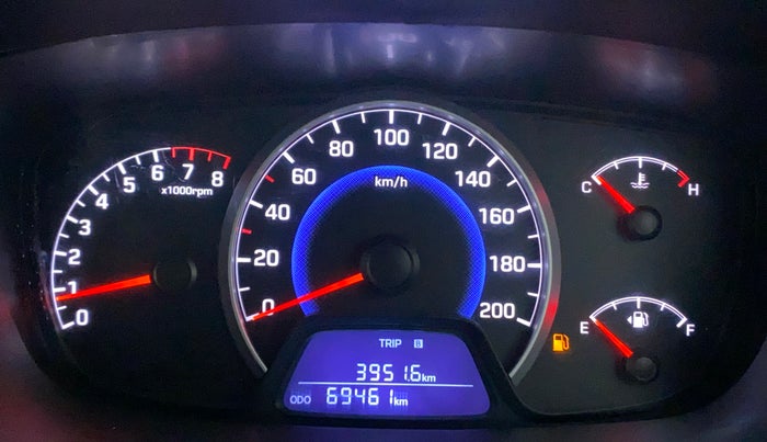 2016 Hyundai Grand i10 MAGNA 1.2 KAPPA VTVT, Petrol, Manual, 69,534 km, Odometer Image