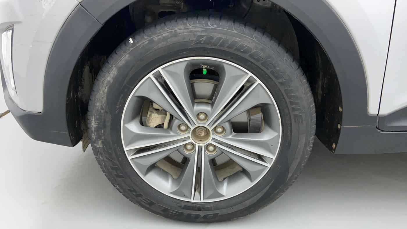2016 Hyundai Creta SX PLUS AT 1.6 PETROL, Petrol, Automatic, 66,332 km, Left Front Wheel