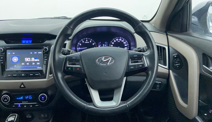 2016 Hyundai Creta SX PLUS AT 1.6 PETROL, Petrol, Automatic, 66,332 km, Steering Wheel Close Up