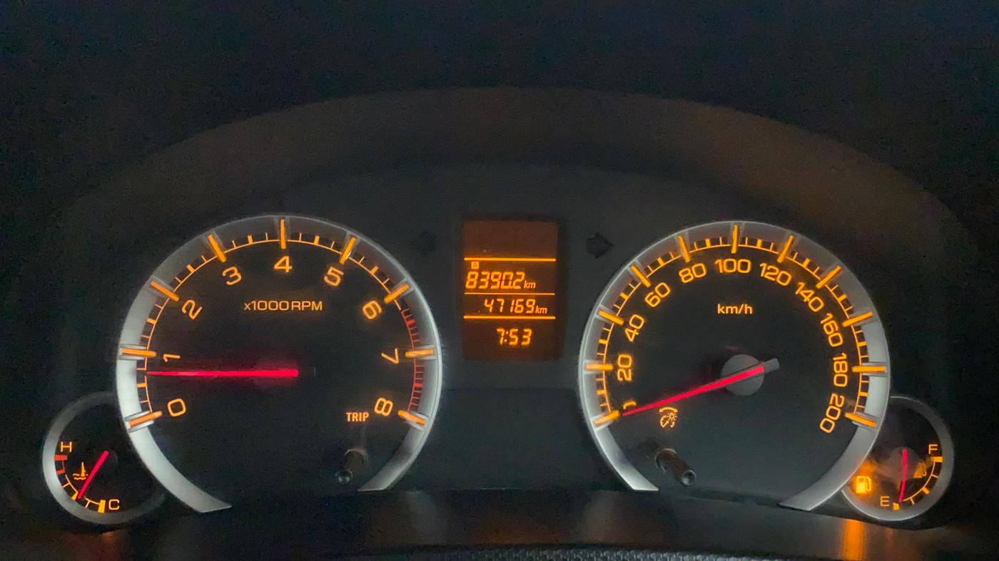 2012 Maruti Swift VXI, Petrol, Manual, 47,169 km, Odometer Image