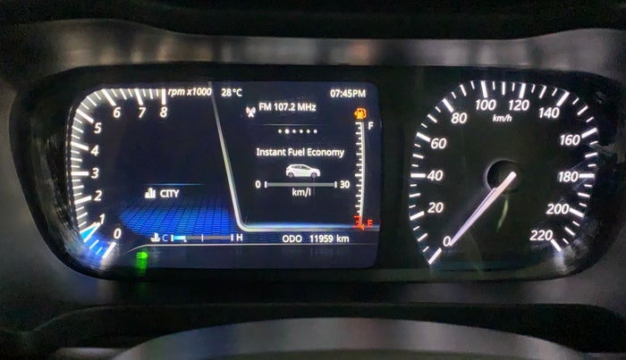 2021 Tata ALTROZ XZ PLUS PETROL, Petrol, Manual, 11,947 km, Odometer Image