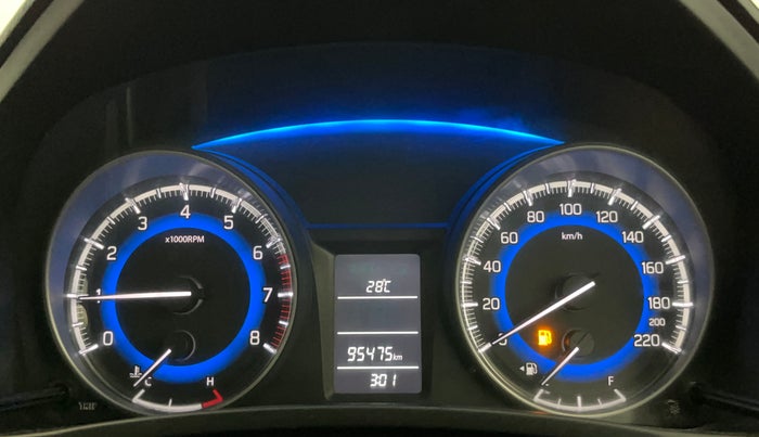 2016 Maruti Baleno DELTA PETROL 1.2, Petrol, Manual, 95,581 km, Odometer Image