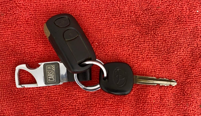 2012 Toyota Etios Liva G, Petrol, Manual, 24,434 km, Key Close Up