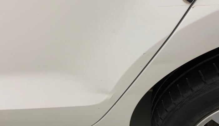 2016 Volkswagen Vento HIGHLINE PETROL AT, Petrol, Automatic, 1,03,296 km, Rear left door - Slightly dented