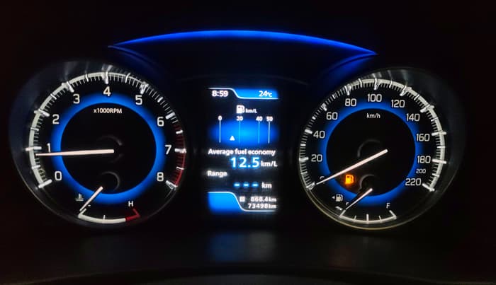 2020 Maruti Baleno ZETA PETROL 1.2, Petrol, Manual, 73,482 km, Odometer Image