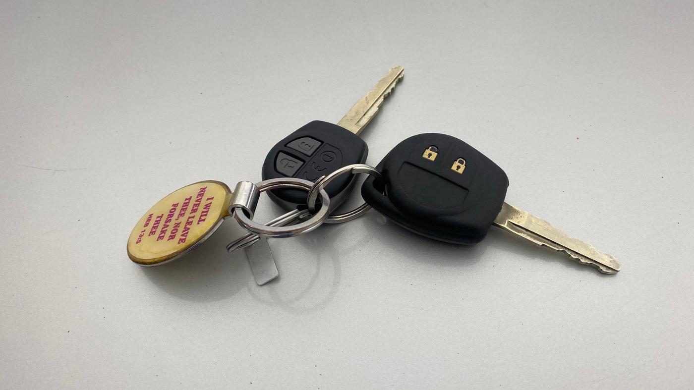 2022 Maruti Ertiga VXI SHVS, Petrol, Manual, 9,786 km, Key Close Up