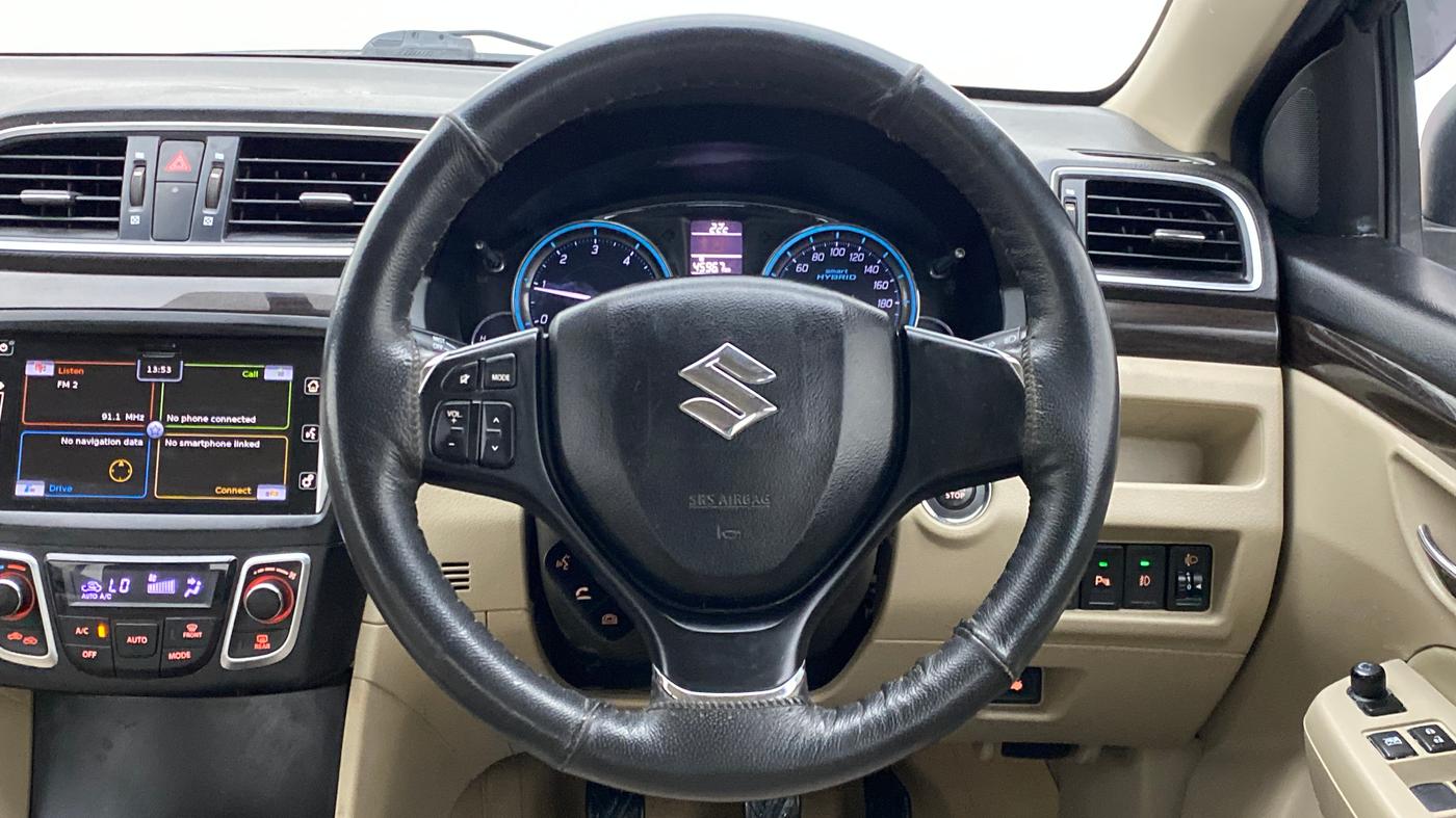 2018 Maruti Ciaz ALPHA 1.3 DDIS SHVS, Diesel, Manual, 53,684 km, Steering Wheel Close Up