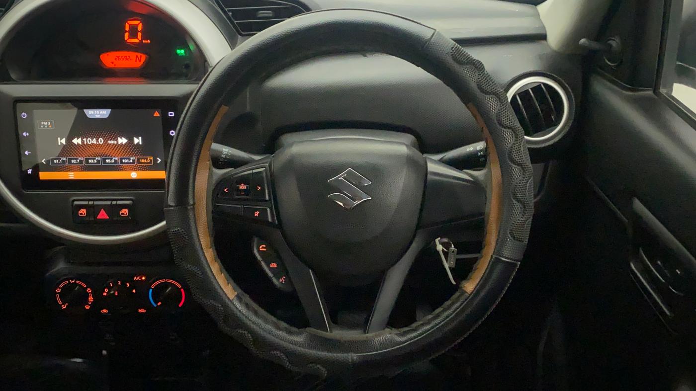 2021 Maruti S PRESSO VXI PLUS AMT, Petrol, Automatic, 27,012 km, Steering Wheel Close Up