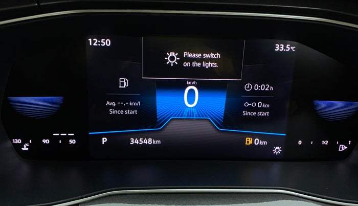 2023 Volkswagen TAIGUN TOPLINE 1.0 TSI AT, Petrol, Automatic, 34,544 km, Odometer Image