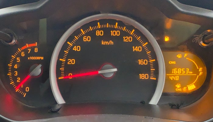 2021 Maruti Celerio VXI CNG, CNG, Manual, 16,865 km, Odometer Image