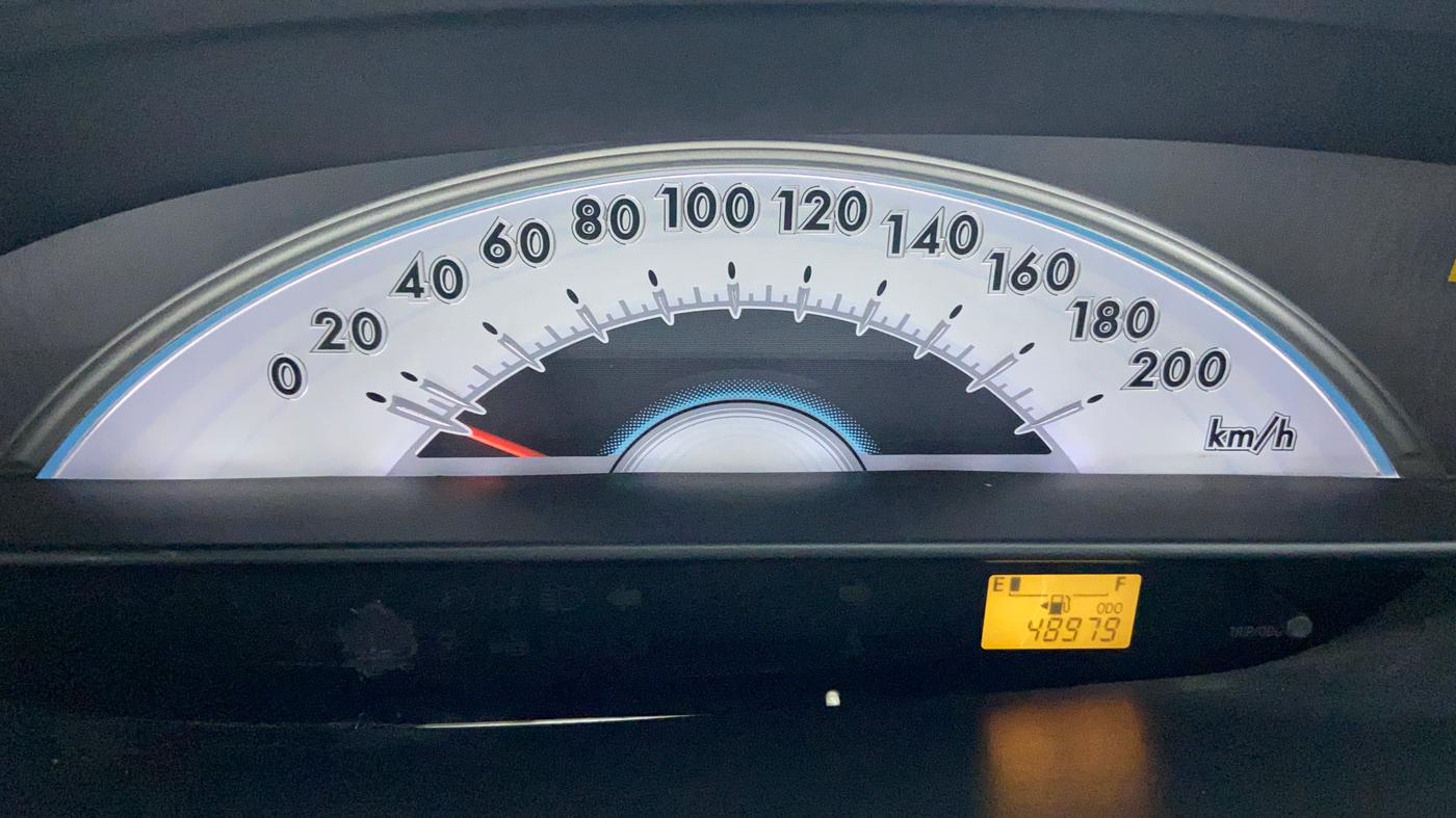 2011 Toyota Etios Liva G SP, Petrol, Manual, 48,807 km, Odometer Image