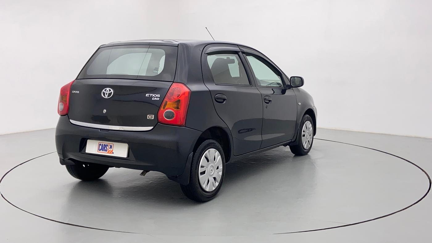 2011 Toyota Etios Liva G SP, Petrol, Manual, 48,807 km, Right Back Diagonal