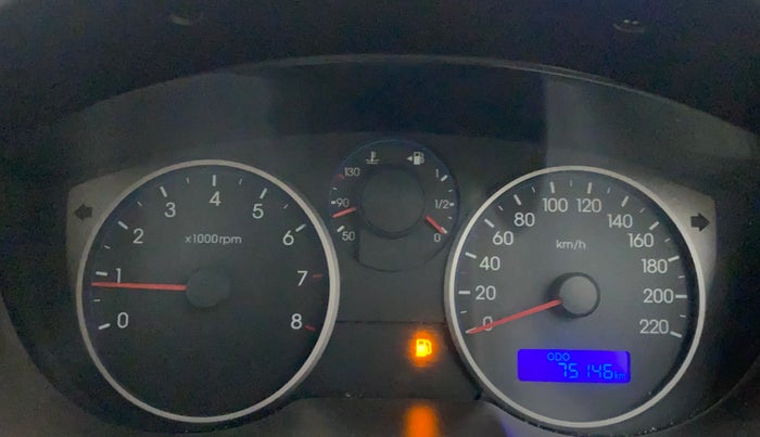 2011 Hyundai i20 MAGNA 1.2, Petrol, Manual, 75,146 km, Odometer Image
